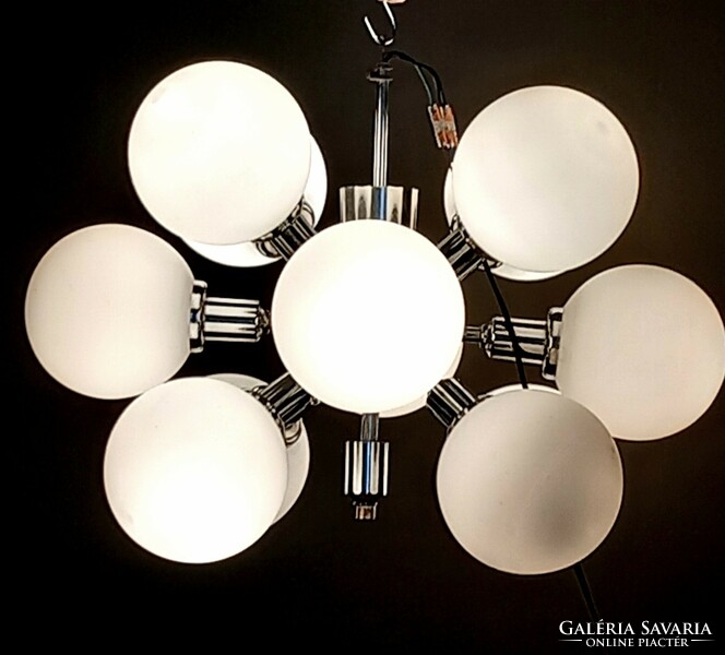 Mid-century sputnik atom design 12-hole ceiling lamp. Negotiable!