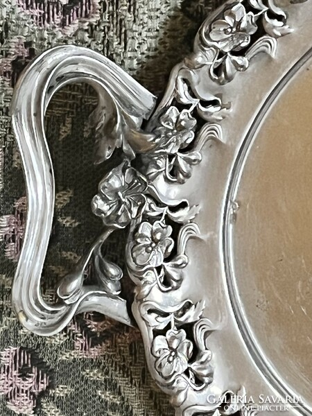 Art Nouveau silver tray