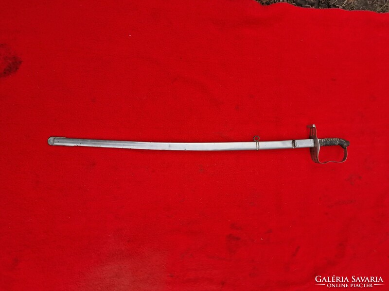 Austro-Hungarian 1861m r-mounted infantry officer's sword Szentgotthard Cossack Antal Budapest