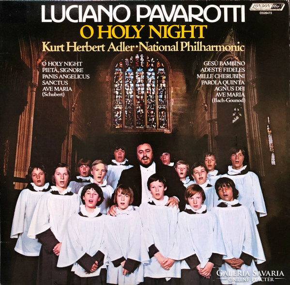 Luciano Pavarotti - Kurt Herbert Adler ● National Philharmonic - O Holy Night (LP, Album, RE)