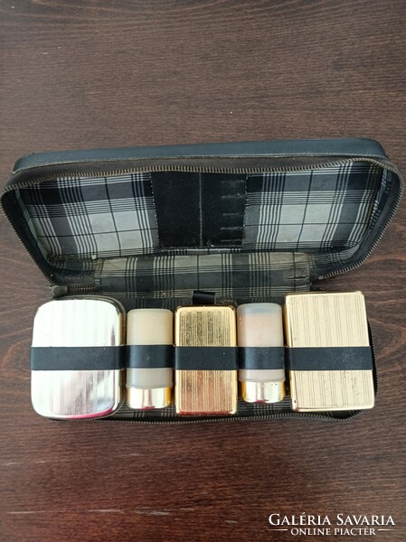 Retro travel razor set in case Polish