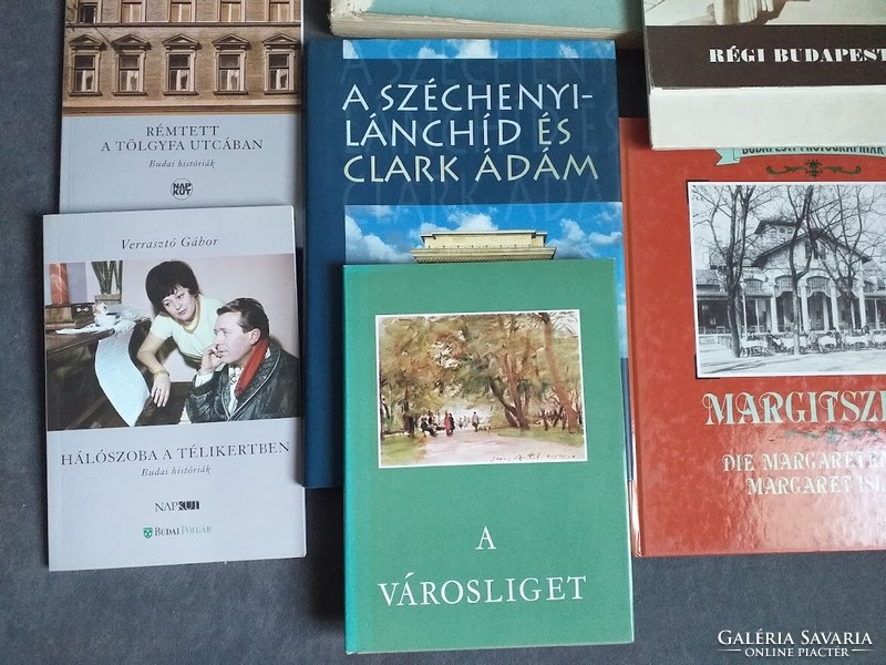 Budapest helytörténet,  könyvcsomag, 14 tétel egyben