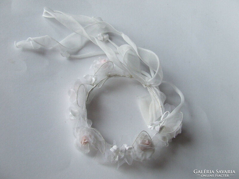 Older Small, Tiny, Mini Bridesmaid Headpiece, Bridal Wreath, Myrtle, Tiara