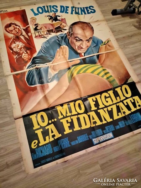 Old giant/140x200cm/ vintage retro movie poster, movie poster image, industrial loft design /1968