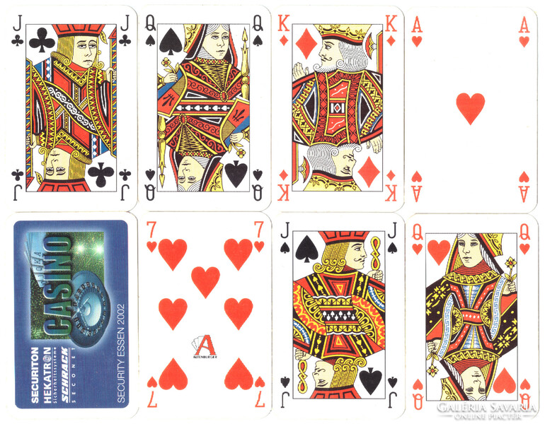 160. Francia kártya 32 lap Nemzetközi kártyakép Spielkartenfabrik Altenburg 2001
