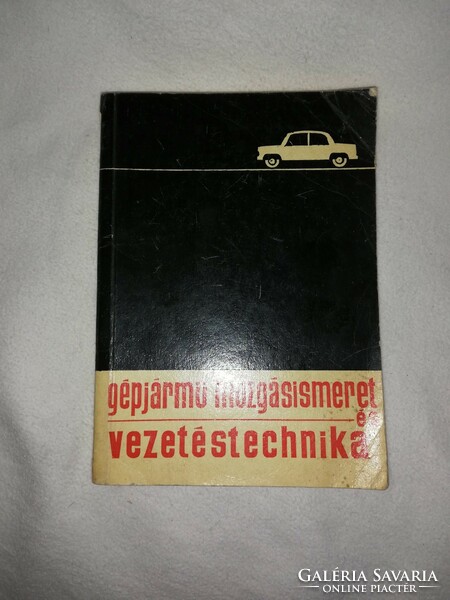 Gépjármű mozgásismeret és vezetéstechnika könyv