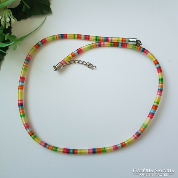 New colorful cord necklace