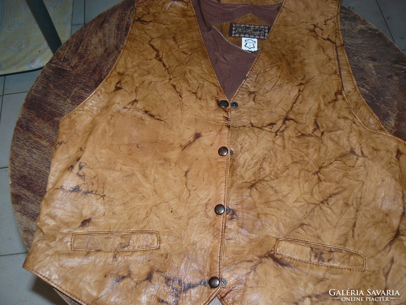 Women's leather vest