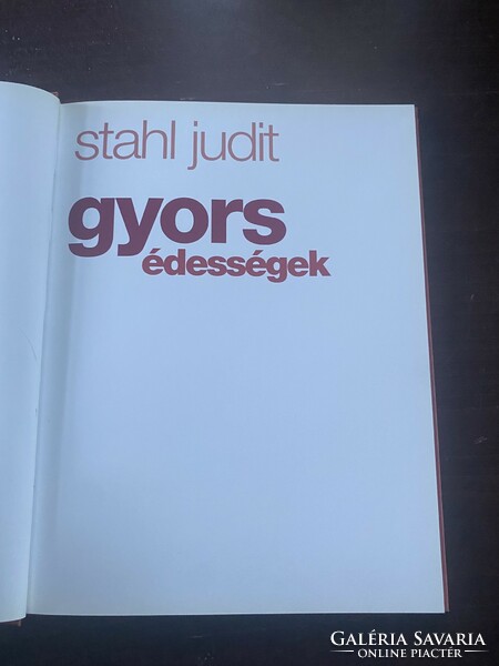 Stahl Judit: Gyors édességek