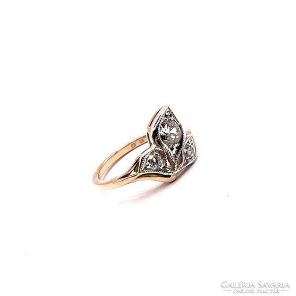 4818. Art Deco Gyűrű Gyémántokkal