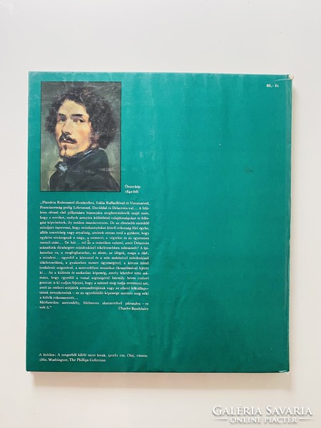 Eugene Delacroix Album 17 színes és 45 fekete-fehér képpel 1980 Corvina Budapest