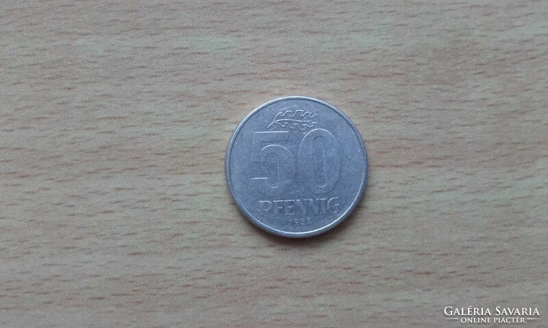 Germany (East Germany, GDR) 50 pfennig 1958 a