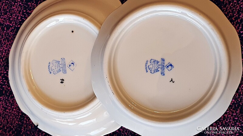 2 pcs. Aquincum porcelain, Igali, memorial plate. Different plate.