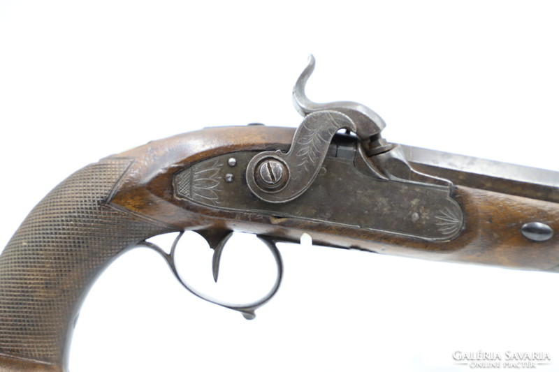 19th century Belgian bolt action pistol
