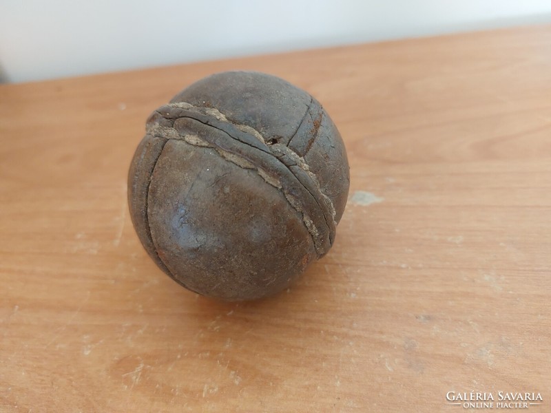 (K) antique cricket ball 1800s