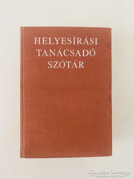 Helyesírási tanácsadó szótár 1983 Terra Budapest