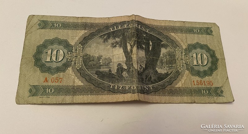 10 HUF banknote dated June 30, 1969, even for birthdays!