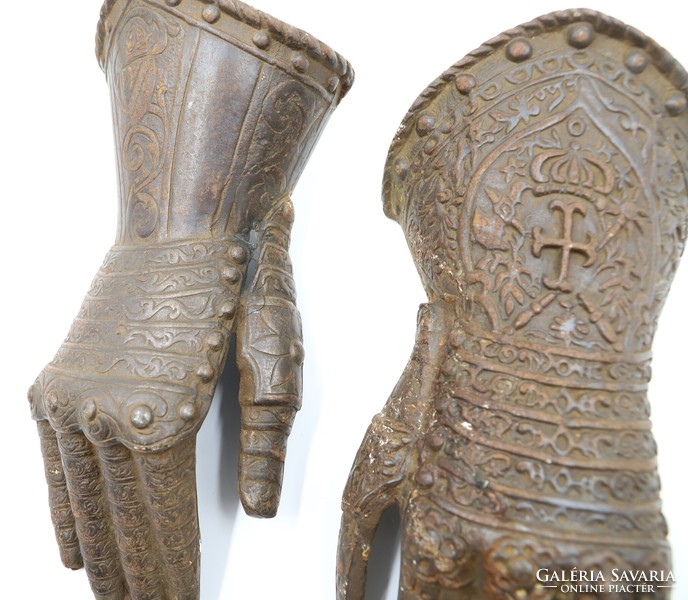 16. Copy of 19th century armor gloves 2 pcs