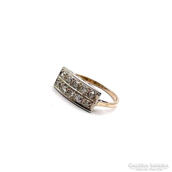 4623. Art Deco Gyűrű Gyémántokkal