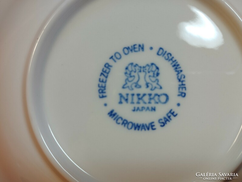 Nikko, minőségi japán porcelán kistányér pótlásra, 2 db.