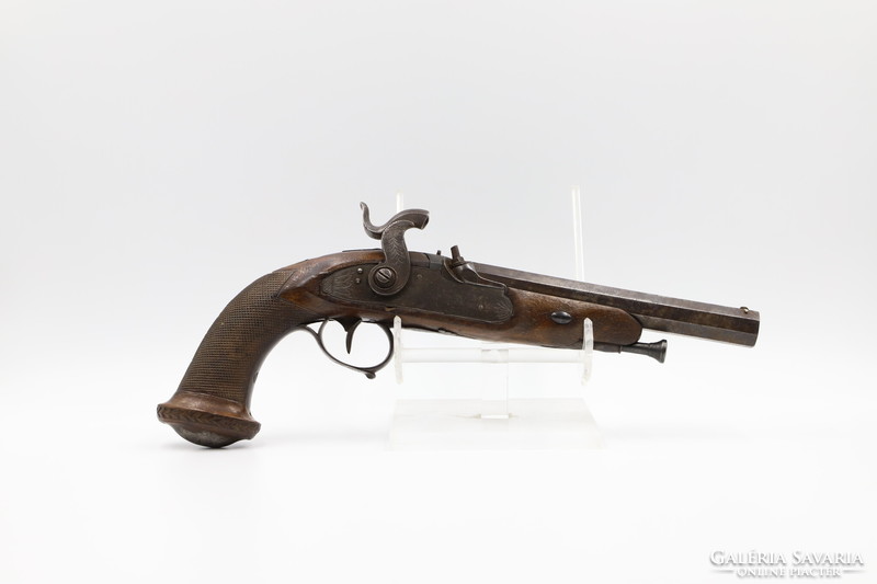 19th century Belgian bolt action pistol