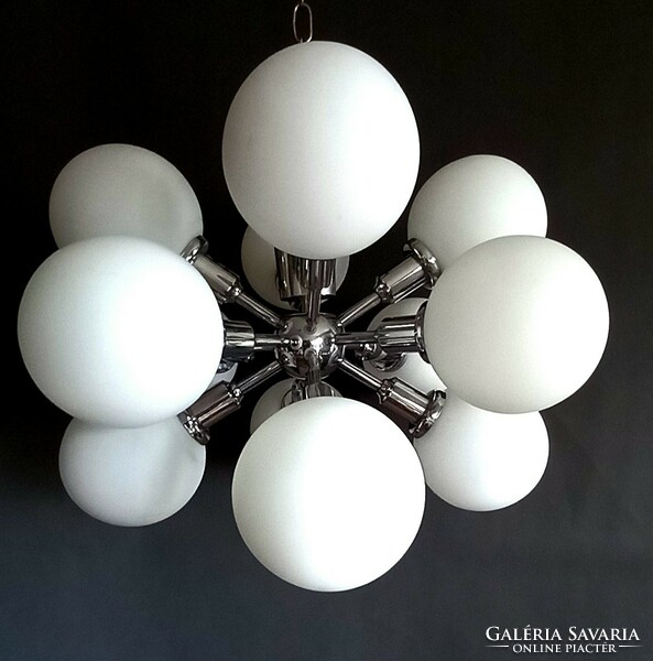Mid-century sputnik atom design 12-hole ceiling lamp. Negotiable!