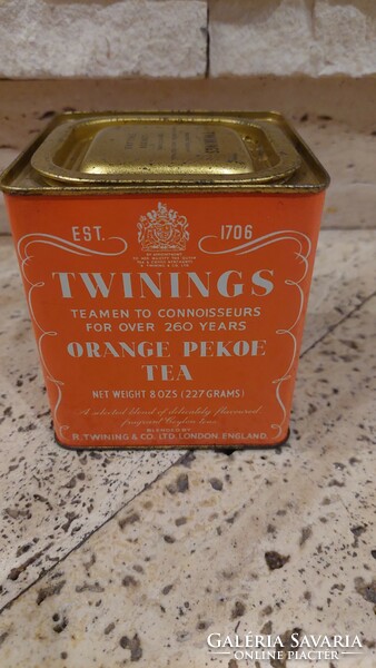 TWINIGS narancsos tea pléhdoboz