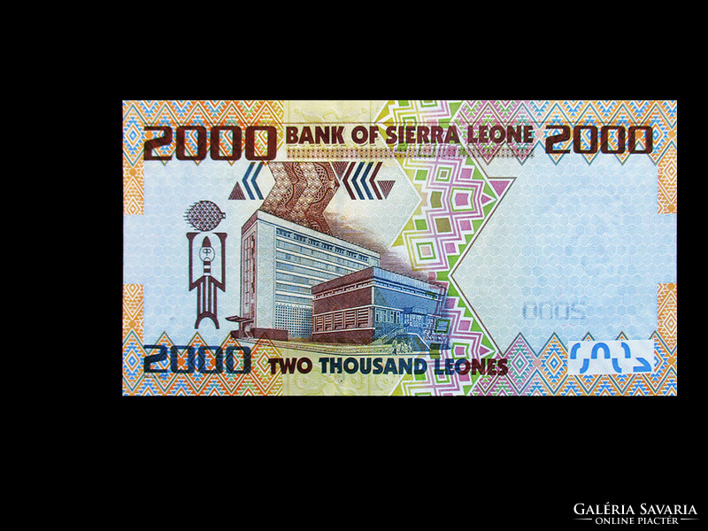 UNC - 2000 LEONES - SIERRA - LEONE - 2010(Akunna Wallace-Johnson képmásával)