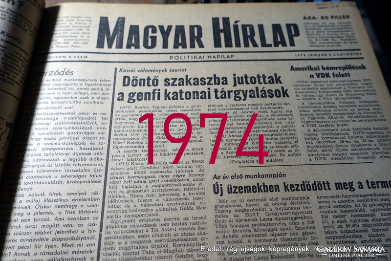 50. SZÜLETÉSNAPRA !?  / 1974 február 1  /  Magyar Hírlap  /  Újság - Magyar / Napilap. Ssz.:  26492