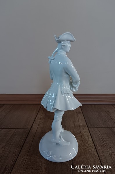 Rare Herend porcelain French noble figure