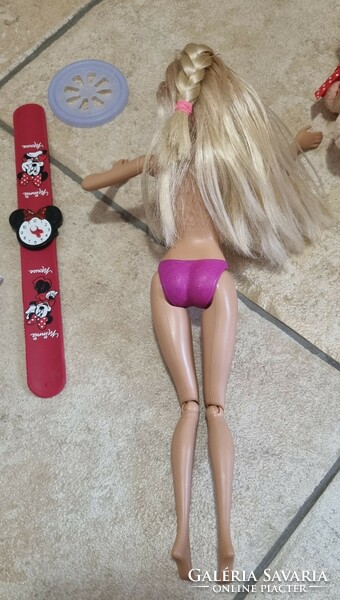 Eredeti Mattel Barbie baba, Disney játék karóra, plüss, játékcsomag 4.