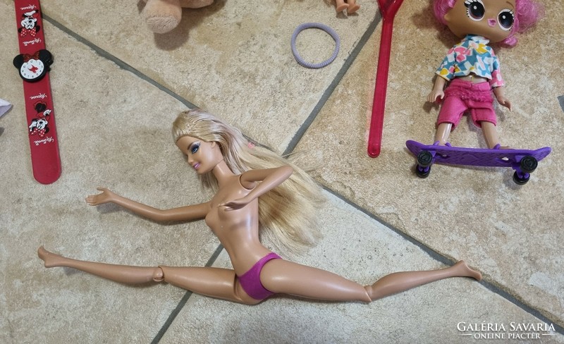 Eredeti Mattel Barbie baba, Disney játék karóra, plüss, játékcsomag 4.