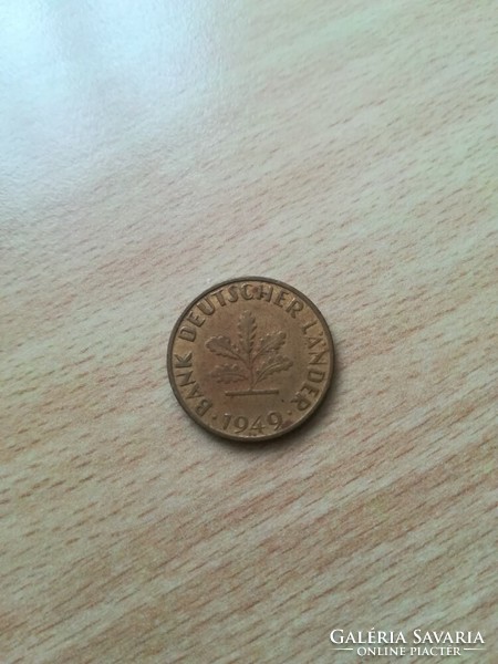 Németország 10 Pfennig 1949 D