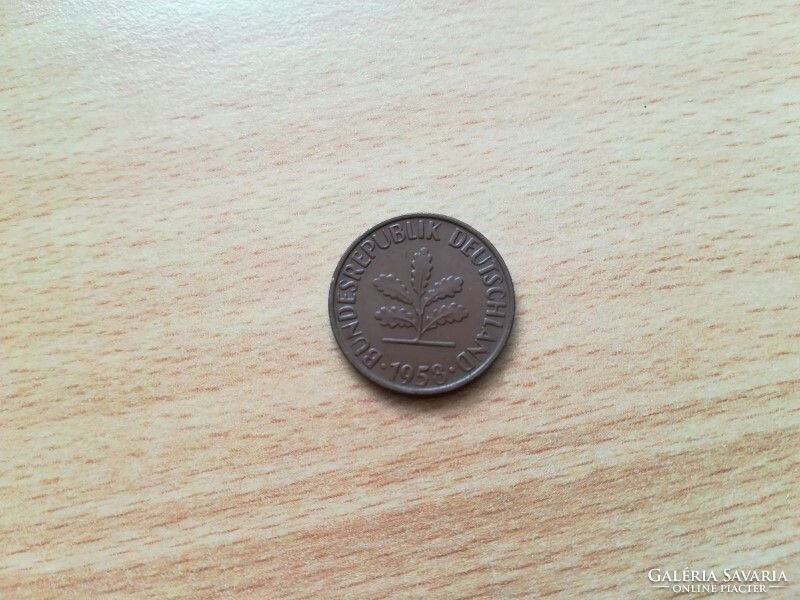 Germany 2 pfennig 1958 f