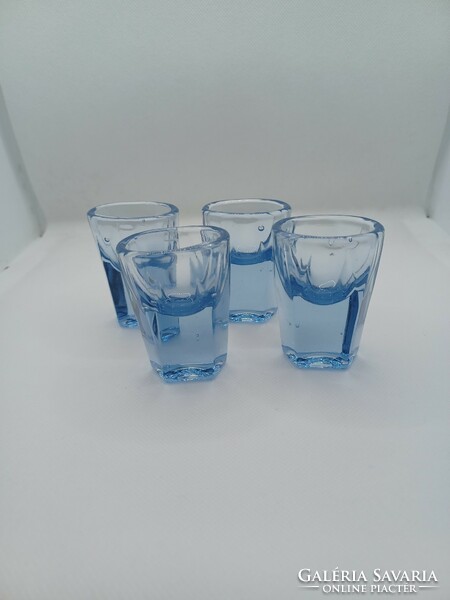 Art deco blue glasses