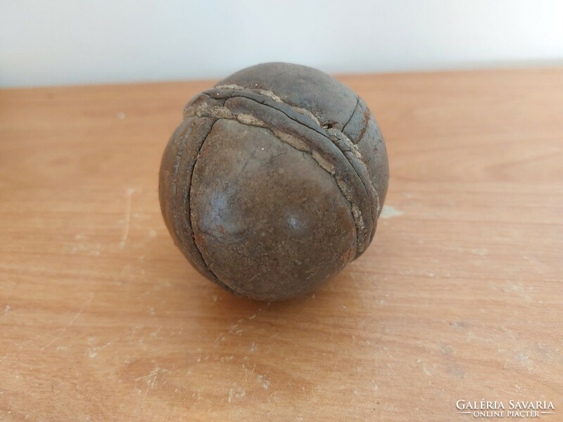 (K) antique cricket ball 1800s