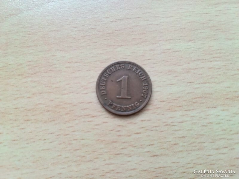 Germany 1 pfennig 1907 a