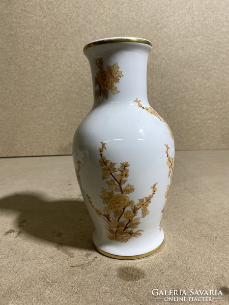 Hollóháza porcelain vase, height 24 x 13 cm, perfect piece.2247