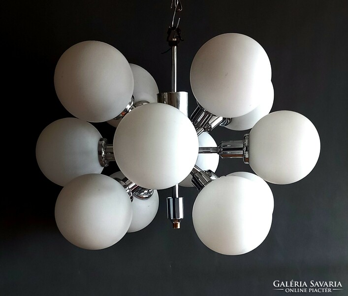 Mid-century sputnik atom design 12-hole ceiling lamp. Negotiable!