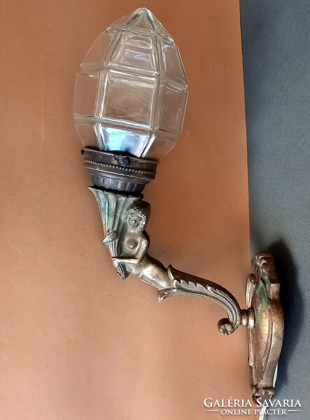 Bronze Art Deco wall arm lamp negotiable