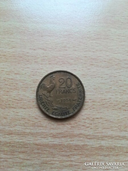France 20 francs 1951