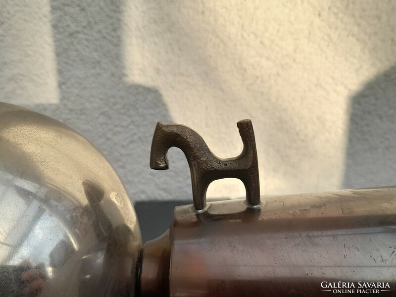 Zsűrizett iparművészeti bronz ötvözött kehely vagy kupa Muharos vagy Papp Z.
