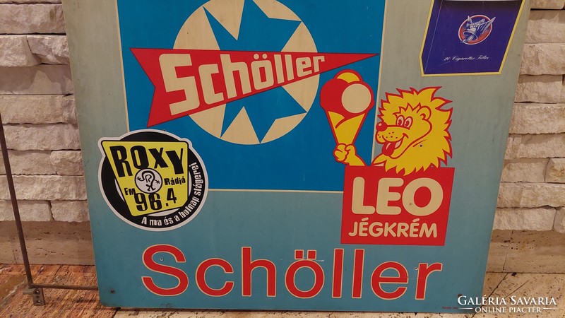 Schöller Leo jégrém reklámtábla