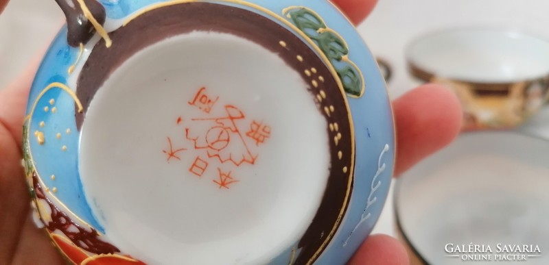 Japán tojáshéjporcelán kávés csészék