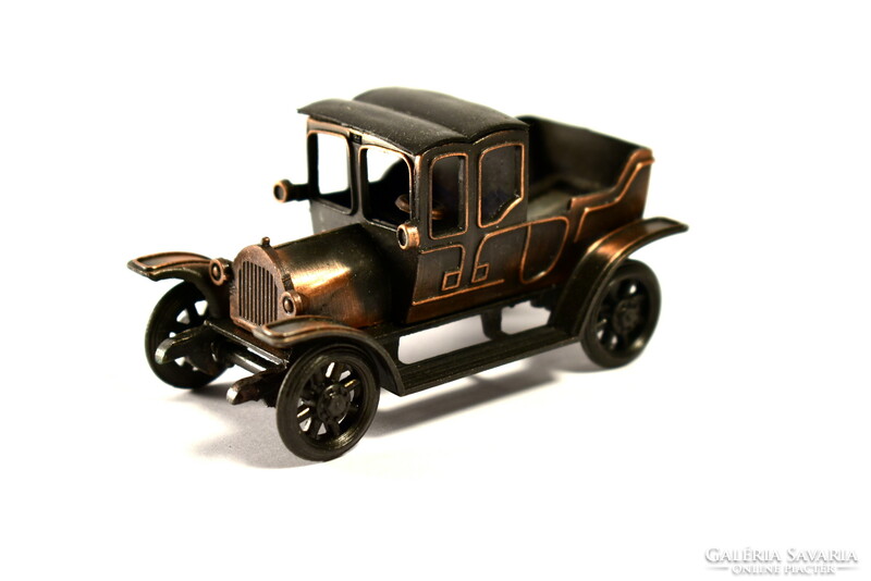 Oldtimer car figurine pencil sharpener miniature metal figure