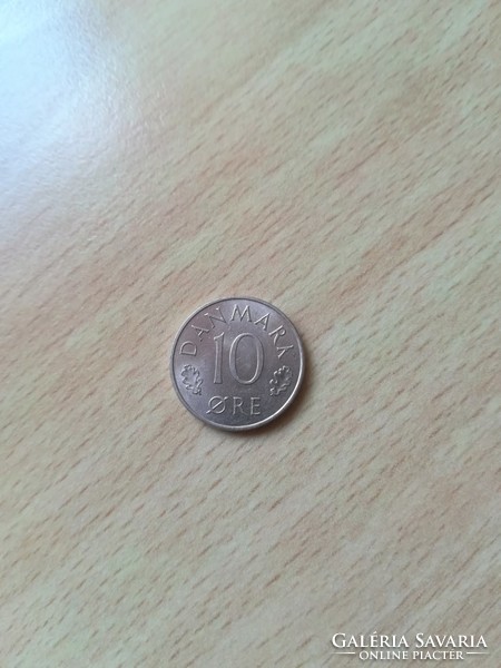 Denmark 10 cents 1977