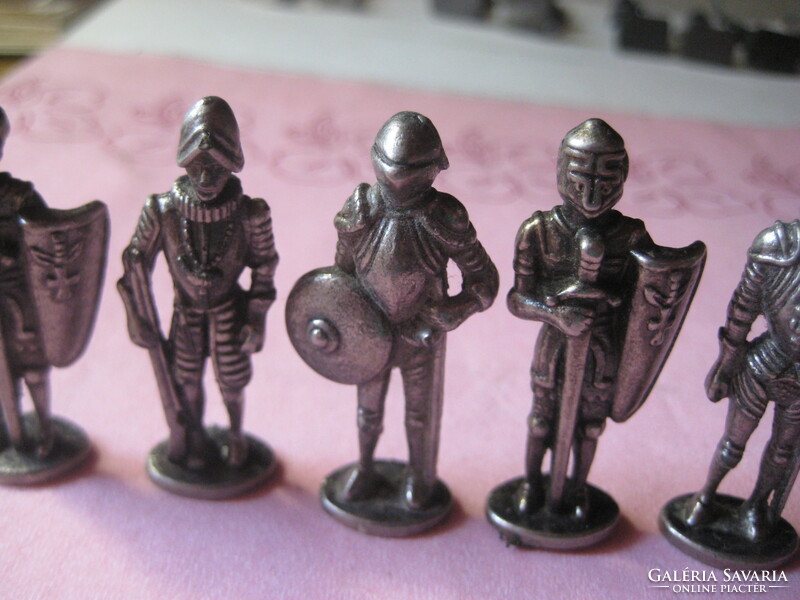 Lead soldiers, 5 pieces, English, high-quality, nicely cast Wild West figures