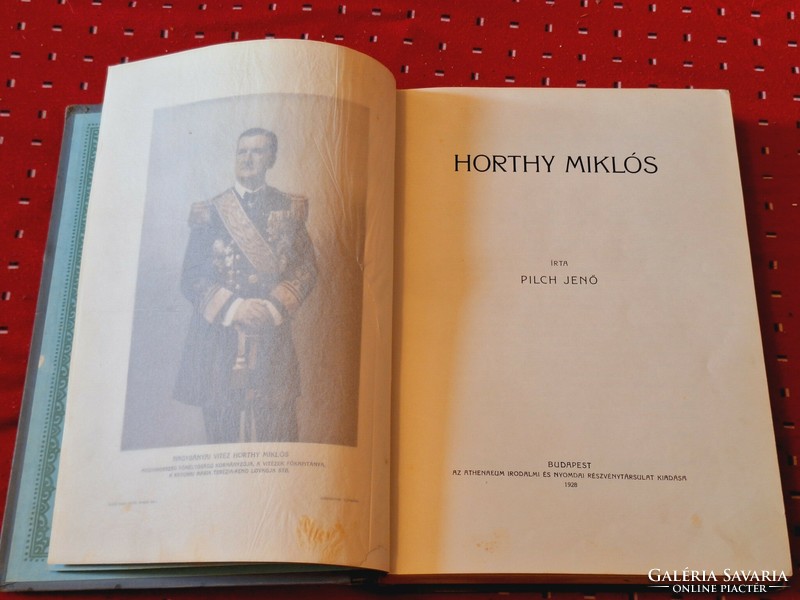Rrr!! -1928-Prohibited list! -Jenő Pilch: Miklós Horthy -for the governor's ten-year jubilee -athenaeum-