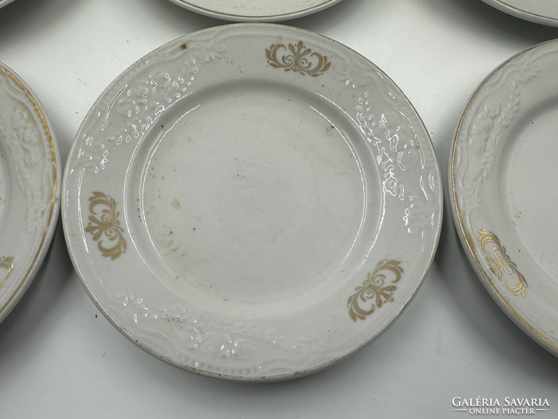 9 db süteményes porcelán tányér  USSR - Szovjetunió