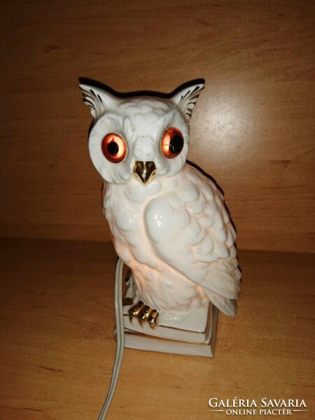 Retro owl children's table bedside porcelain aroma lamp (b)